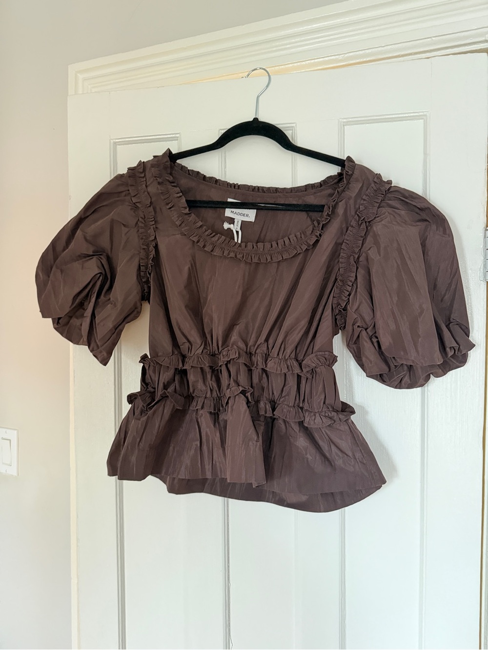 Damson Madder Everly Ruffle Blouse